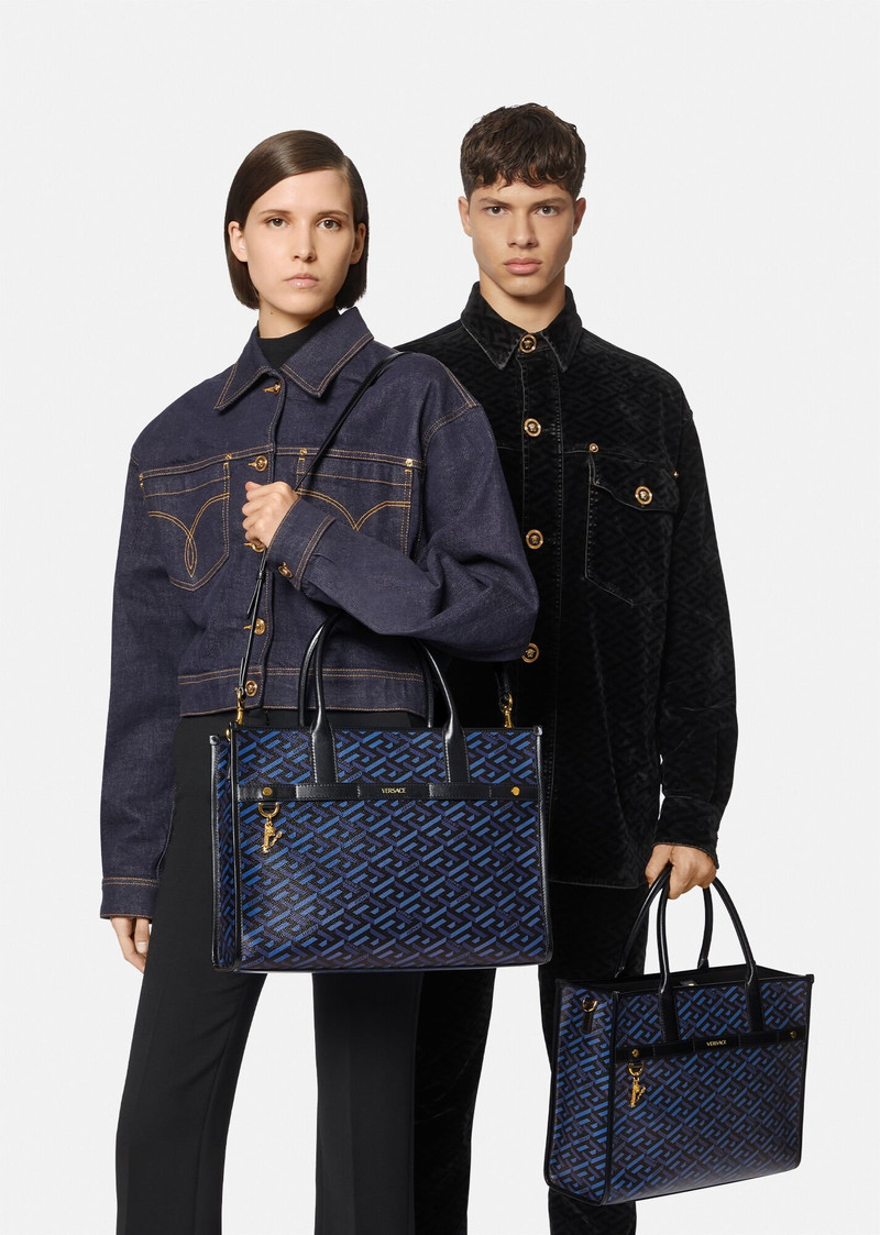 VERSACE La Greca Signature Tote Bag outlook