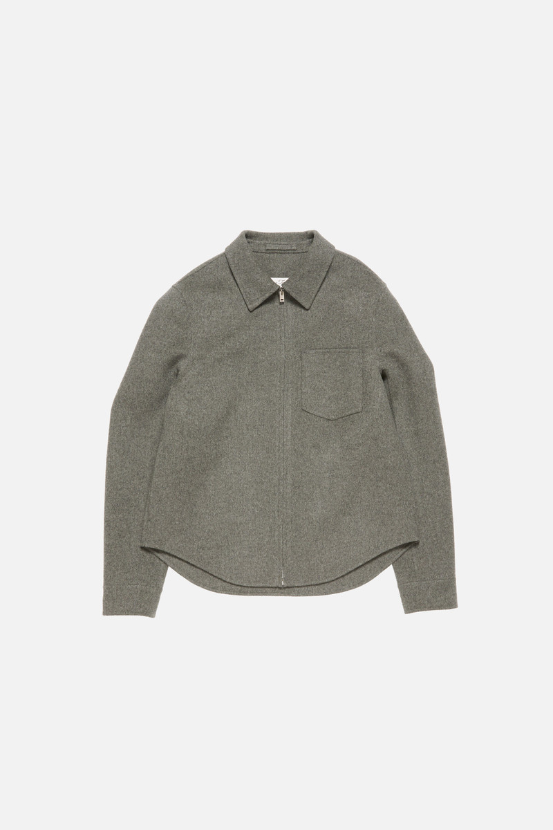 Cashmere zip jacket - Vintage grey melange 6