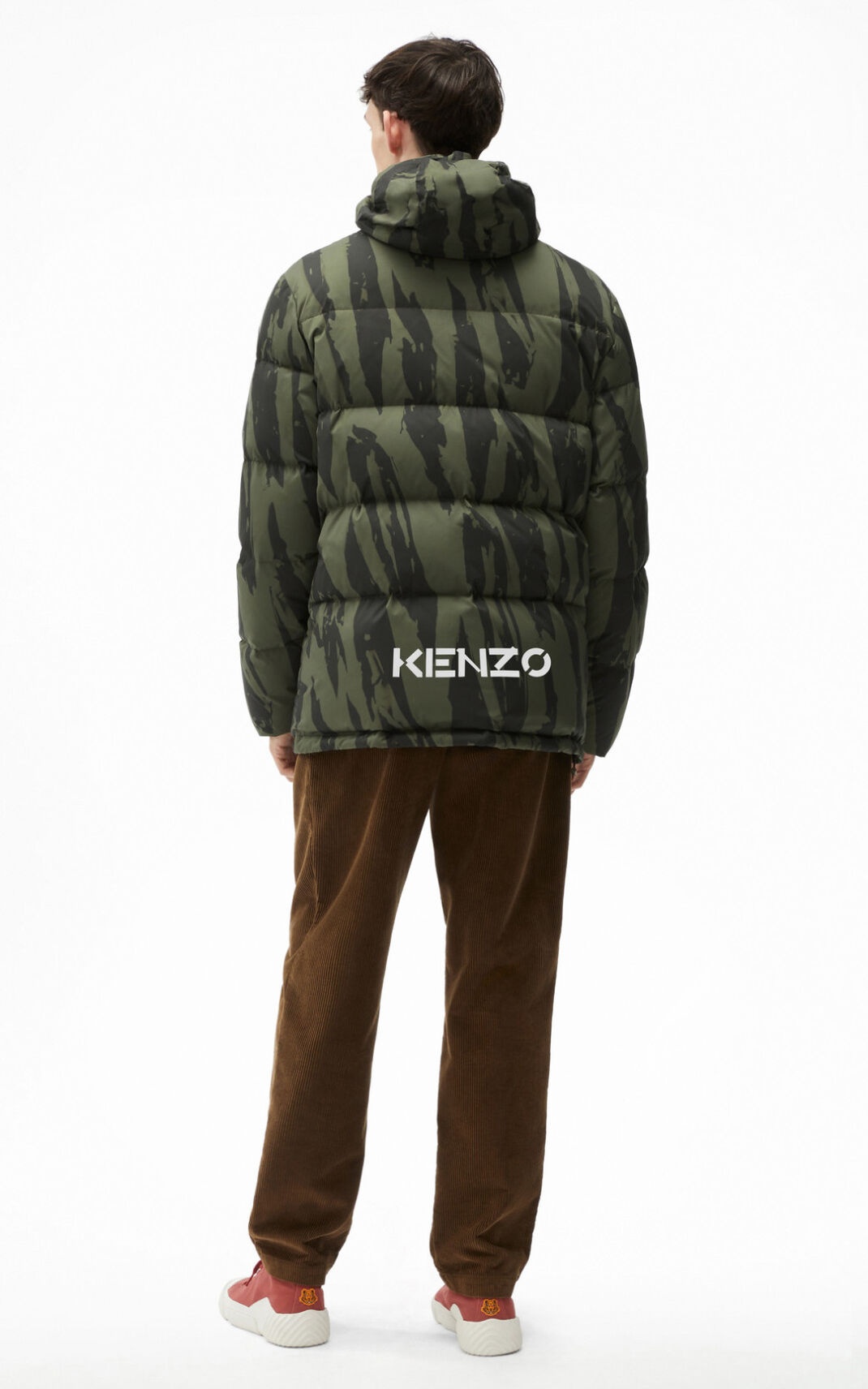 Pleat Camo' down jacket - 4