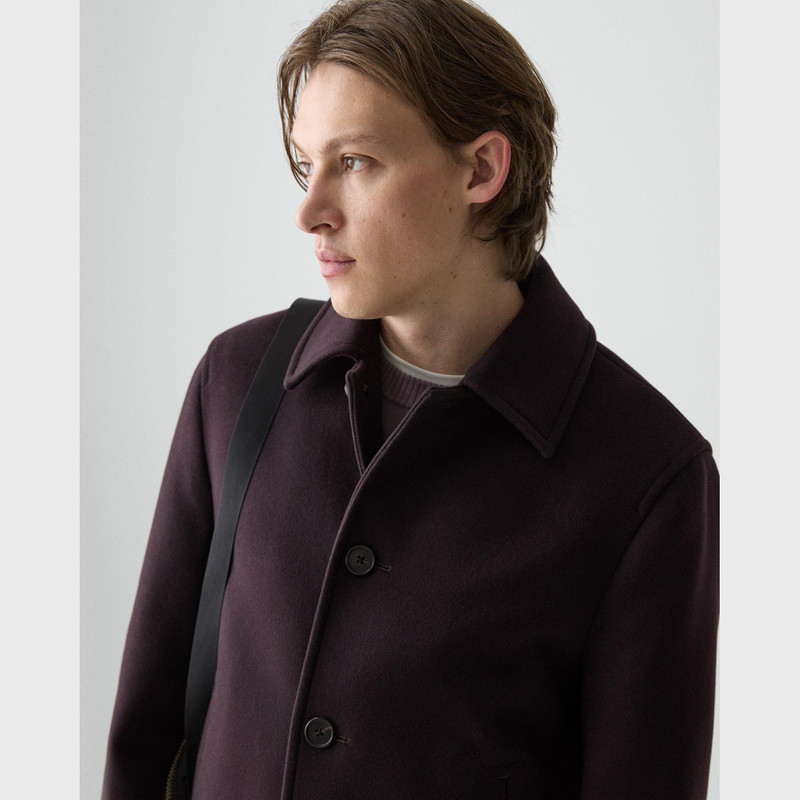Peacoat in Plush Melton 5