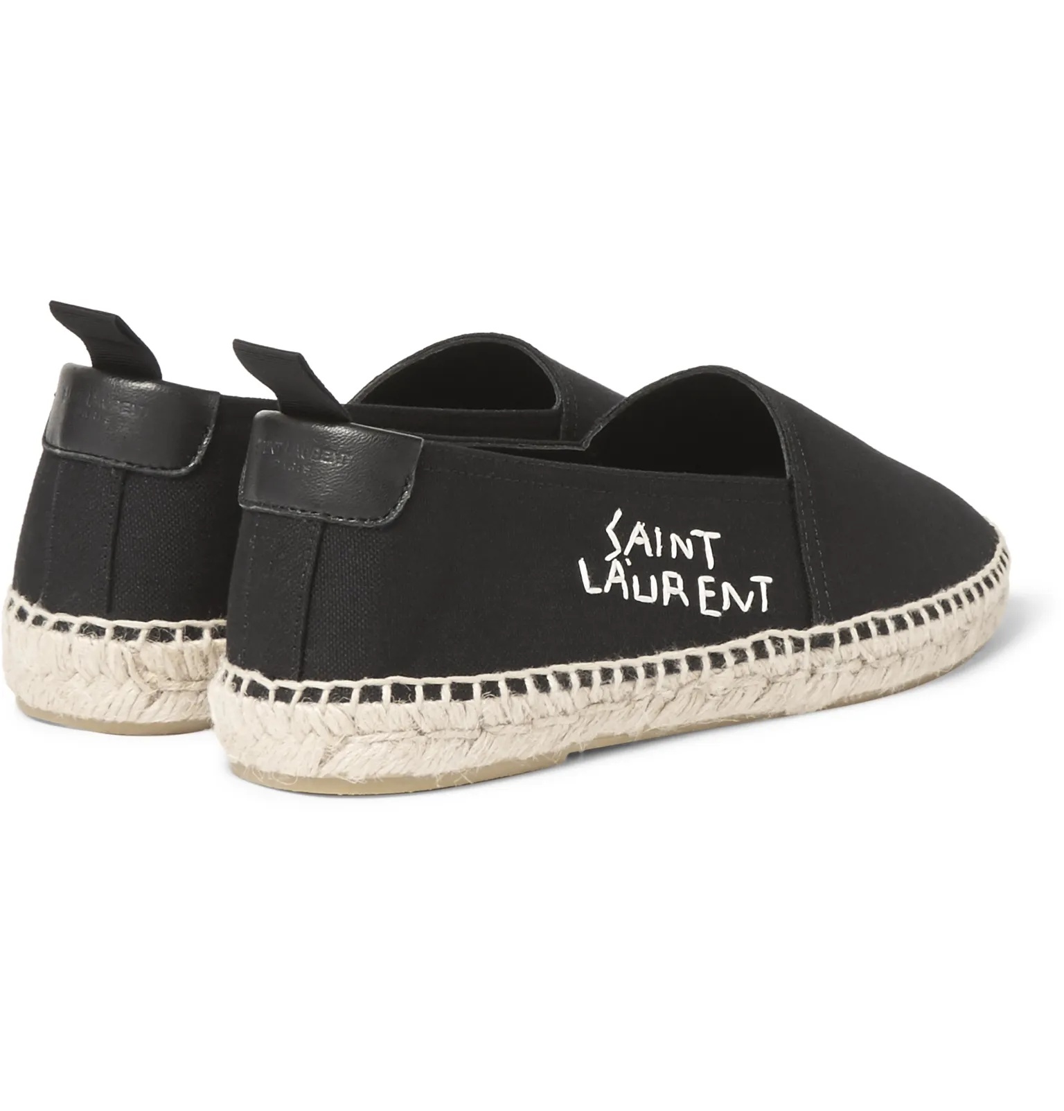 Embroidered Canvas Espadrilles - 6