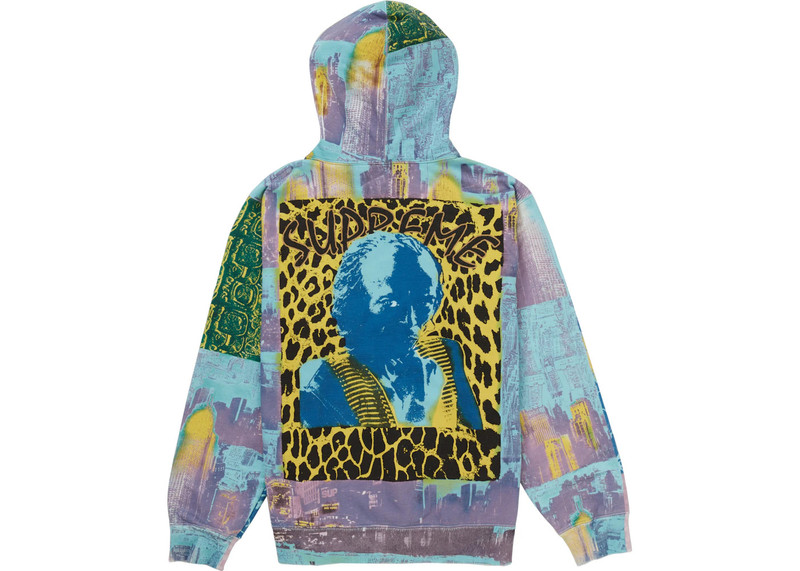 Supreme Supreme Miles Davis Hooded Sweatshirt Blue outlook
