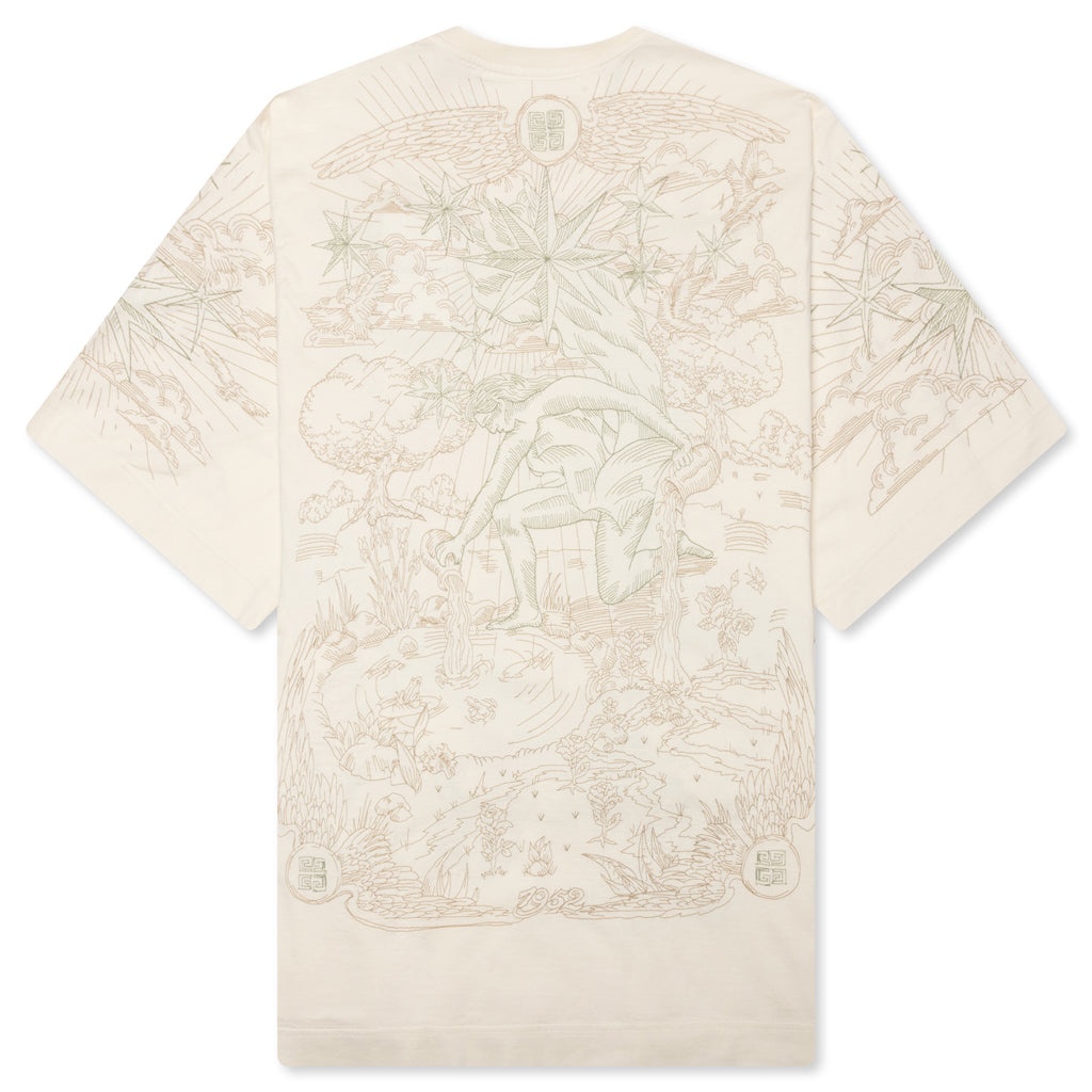 TAROT PRINT T-SHIRT - IVORY - 2