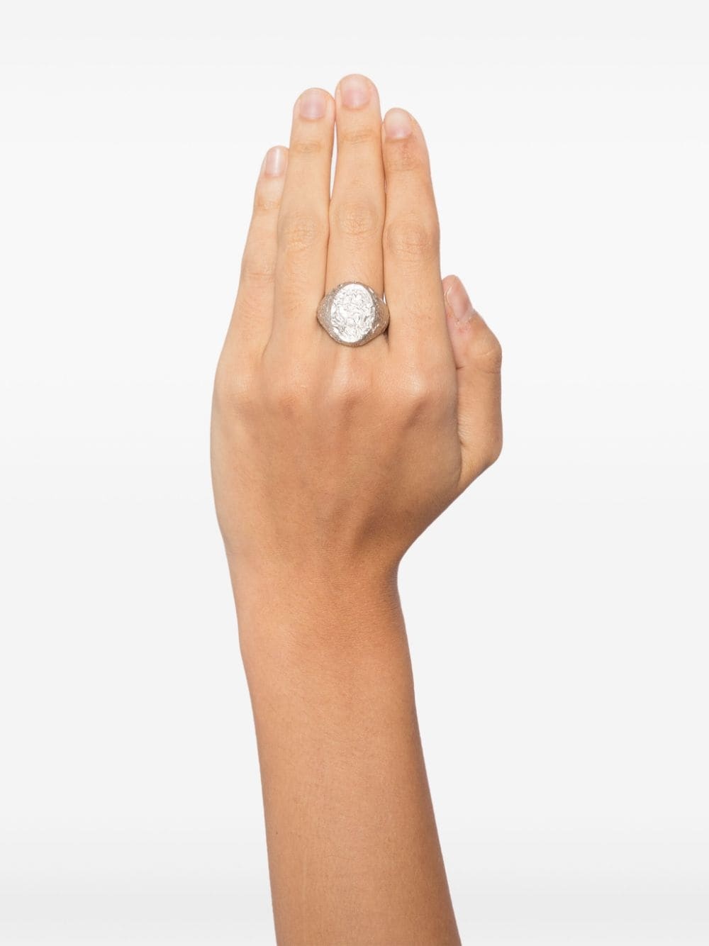 signature numeric logo ring - 2