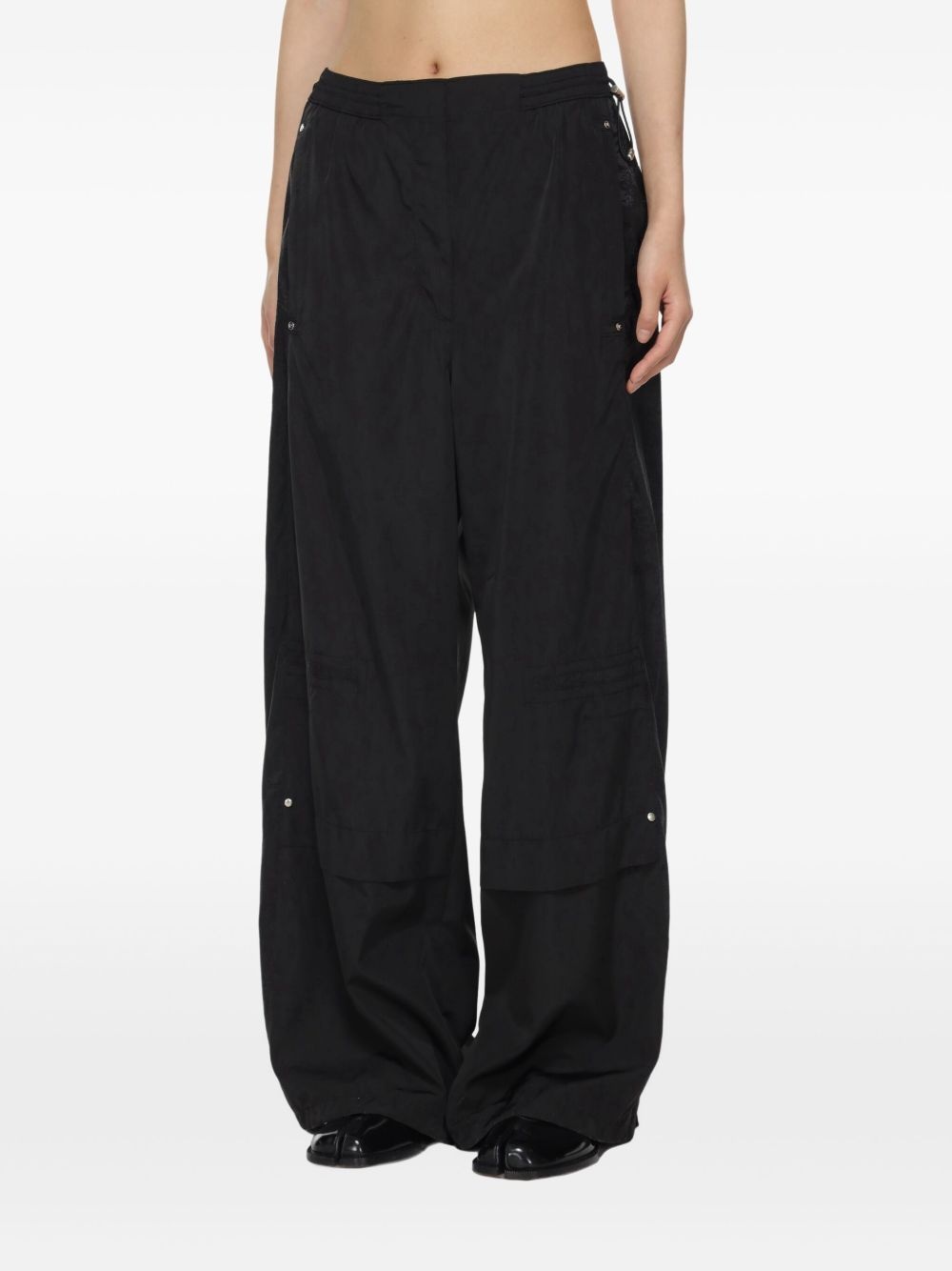 stud-embellished trousers - 3