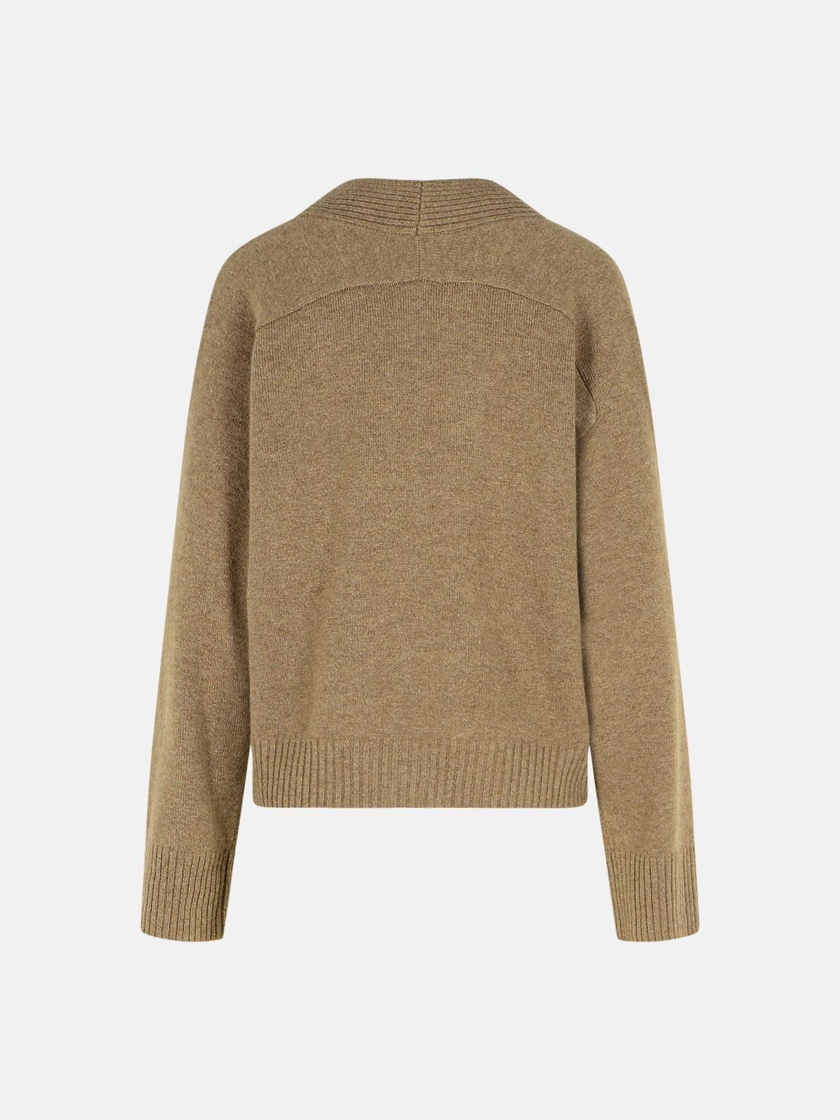 CASHMERE CARDIGAN MOLE MELANGE - 3
