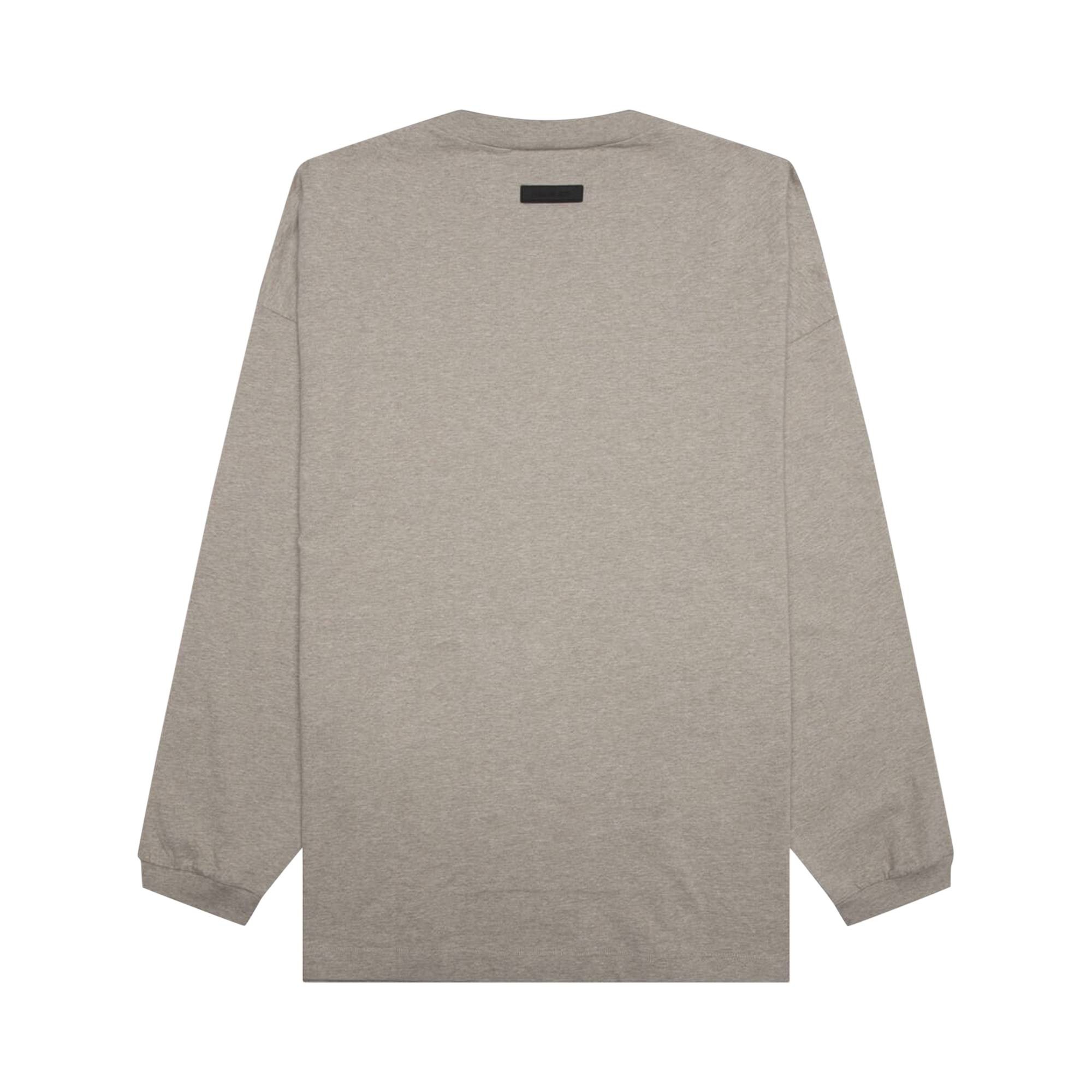 Fear of God Essentials Long-Sleeve Tee 'Core Heather' - 2