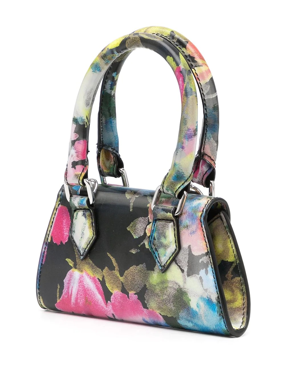 lenticular-print floral mini bag - 3