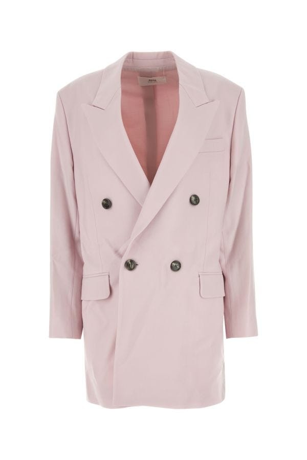 ジャケット Ami Light Pink Wool Oversize Blazer AMI Paris Ami Woman Light Pink Wool Oversize Blazer