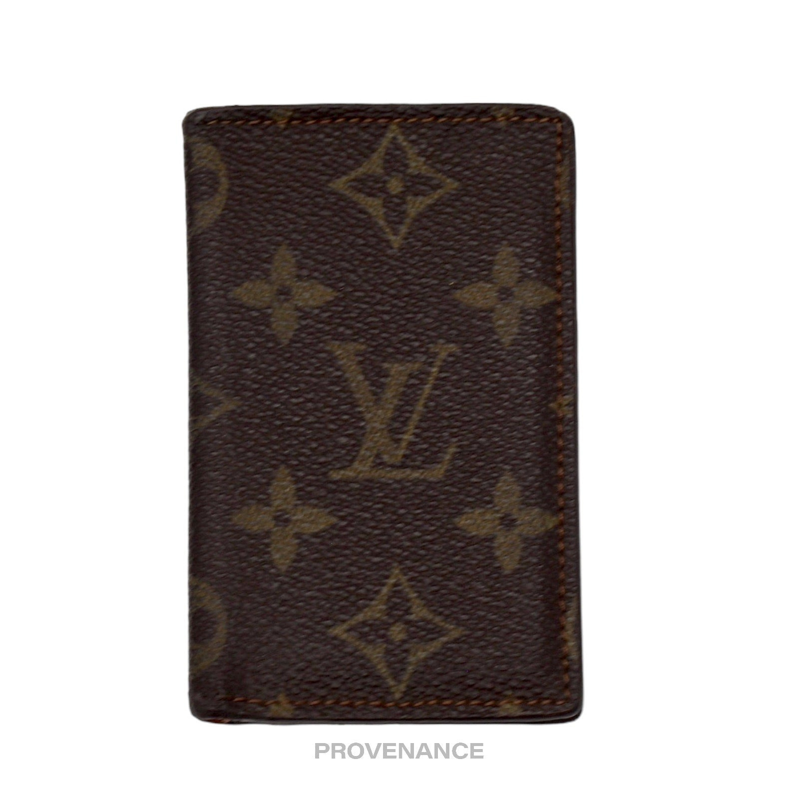 Louis Vuitton Pocket Organizer Card Wallet - Monogram Small "f" - 3