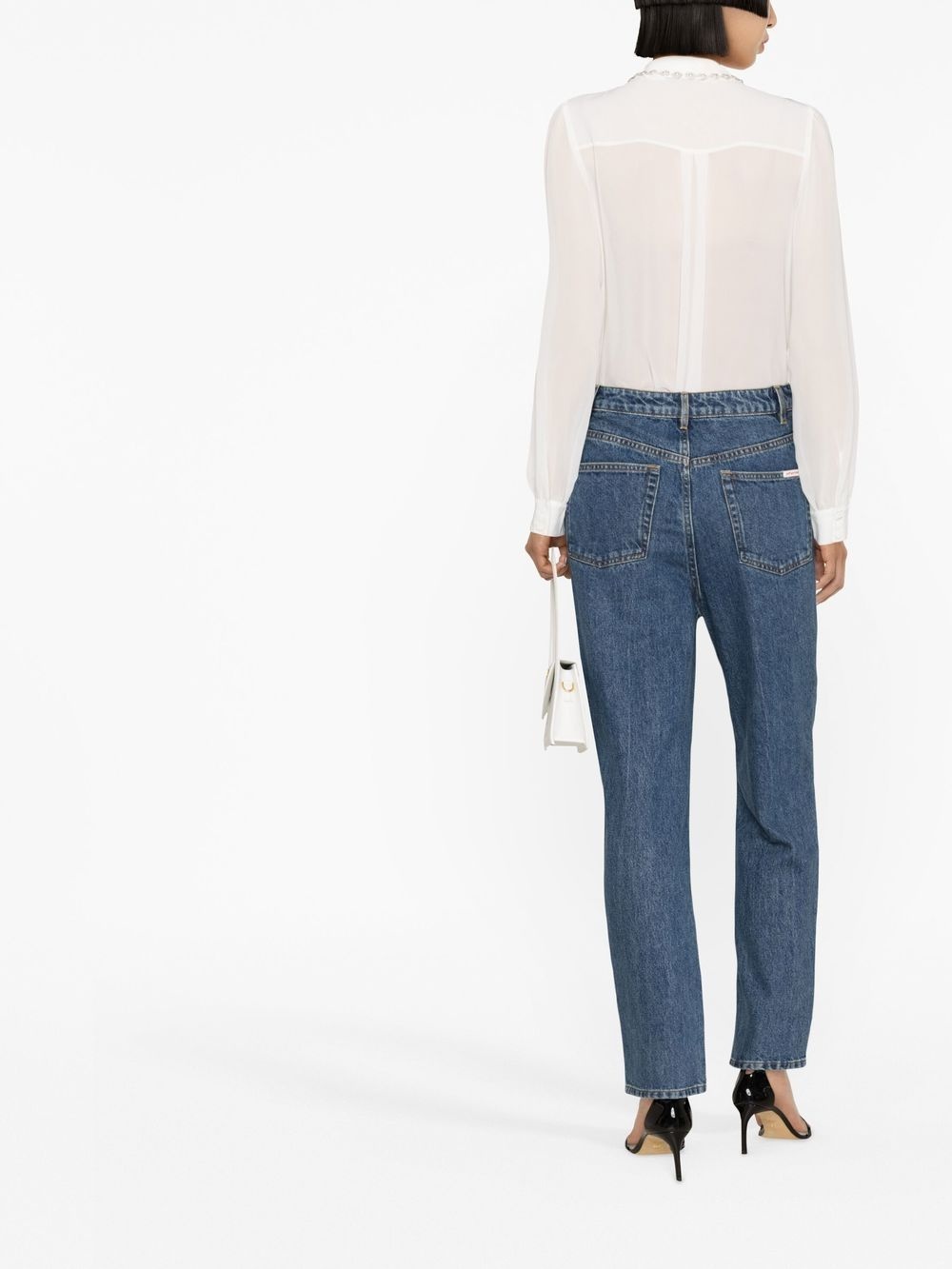 mid-rise straight-leg jeans - 3