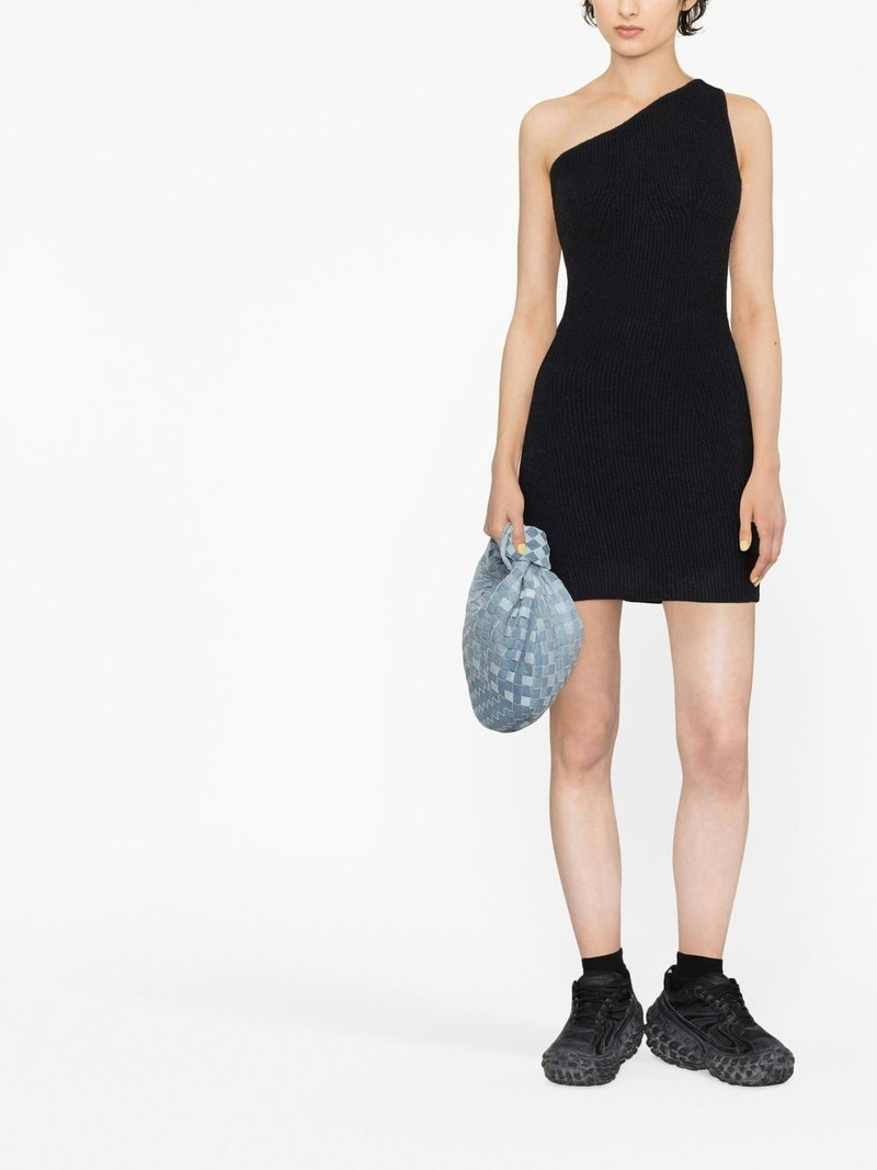 WARDROBE.NYC x Hailey Bieber one-shoulder dress outlook