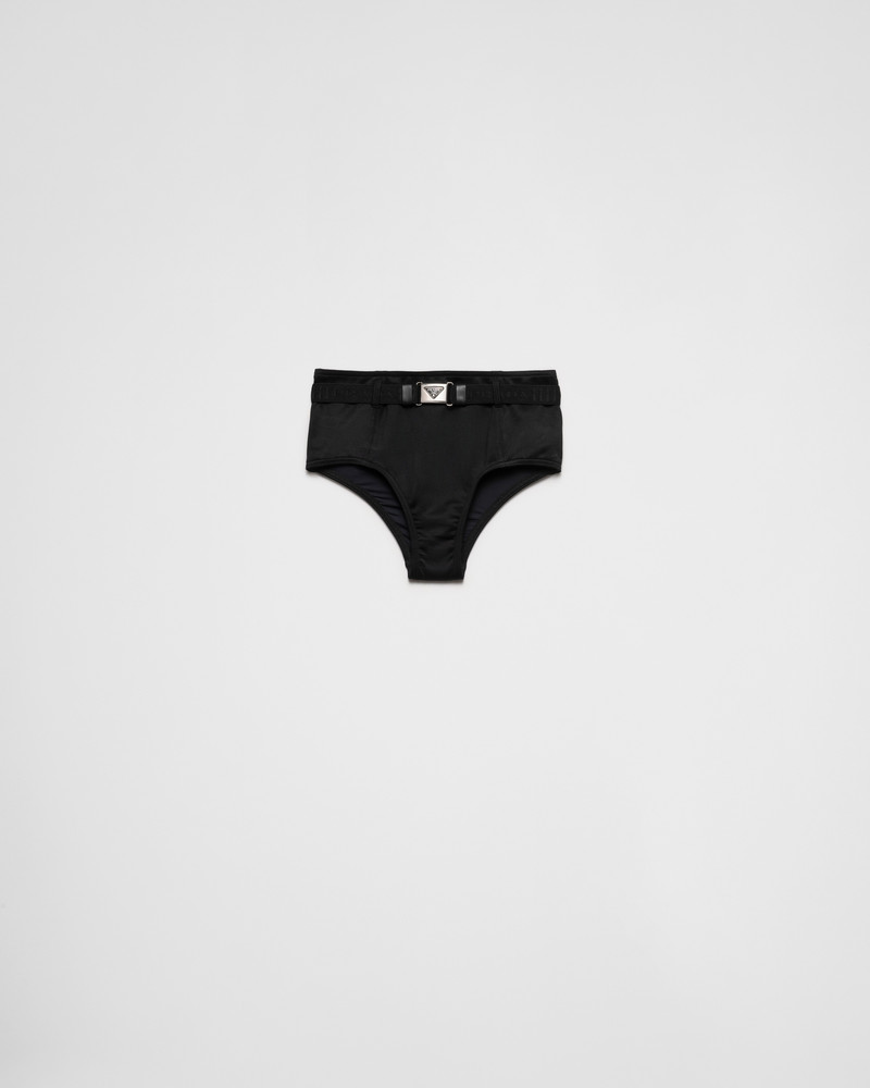 Interlock fabric bikini bottom 1