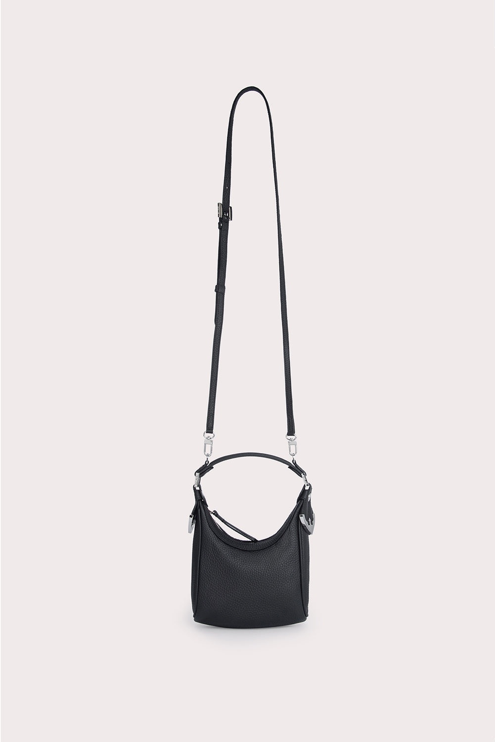 Cosmo Black Flat Grain Leather - 7