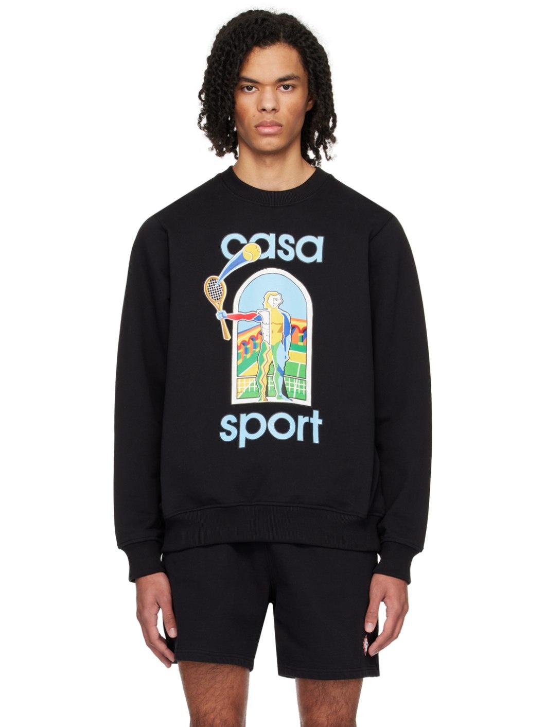Black 'Le Jeu Coloré' Sweatshirt - 1