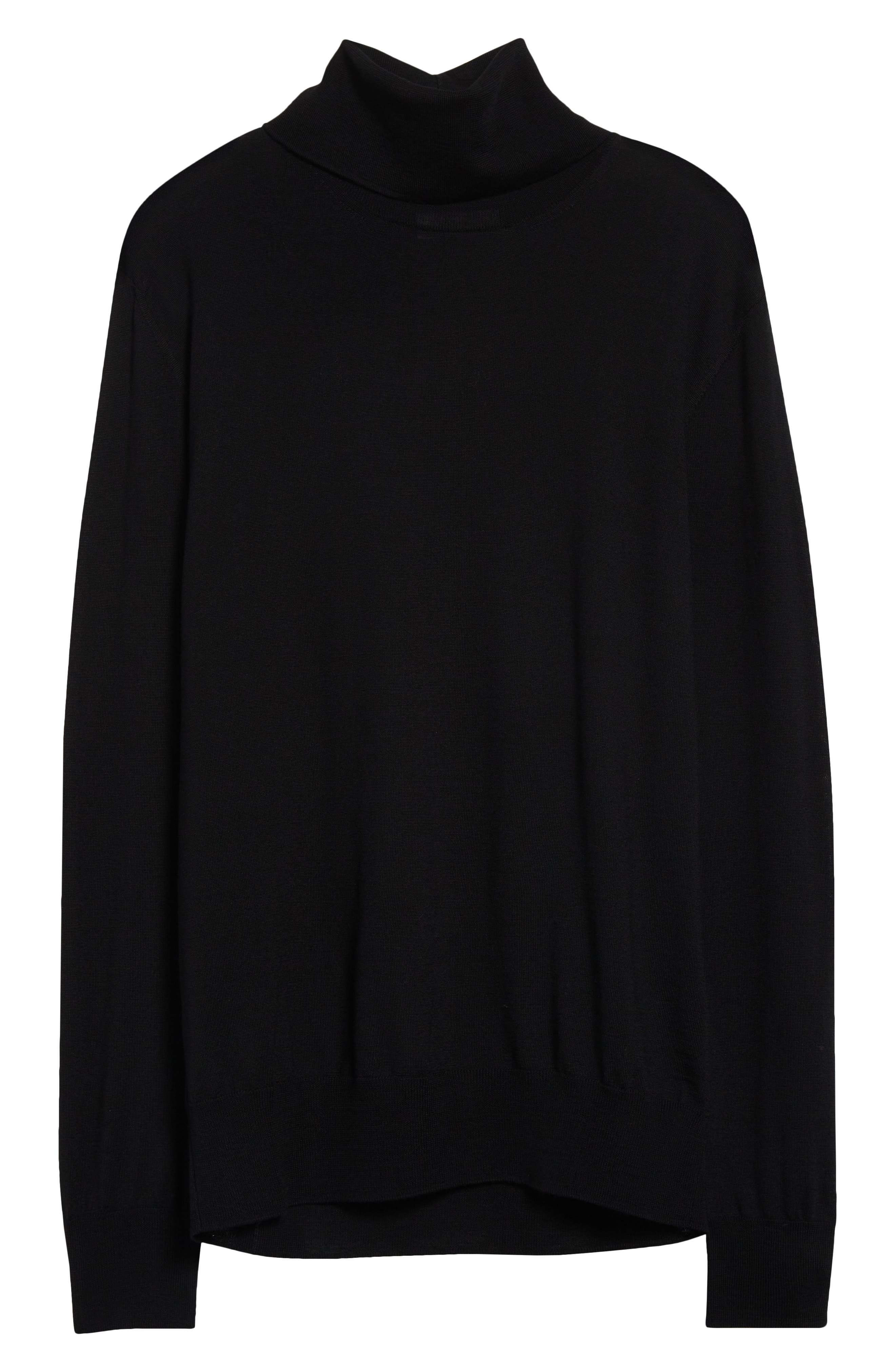 Jil Sander Wool Turtleneck Sweater in Black at Nordstrom - 6