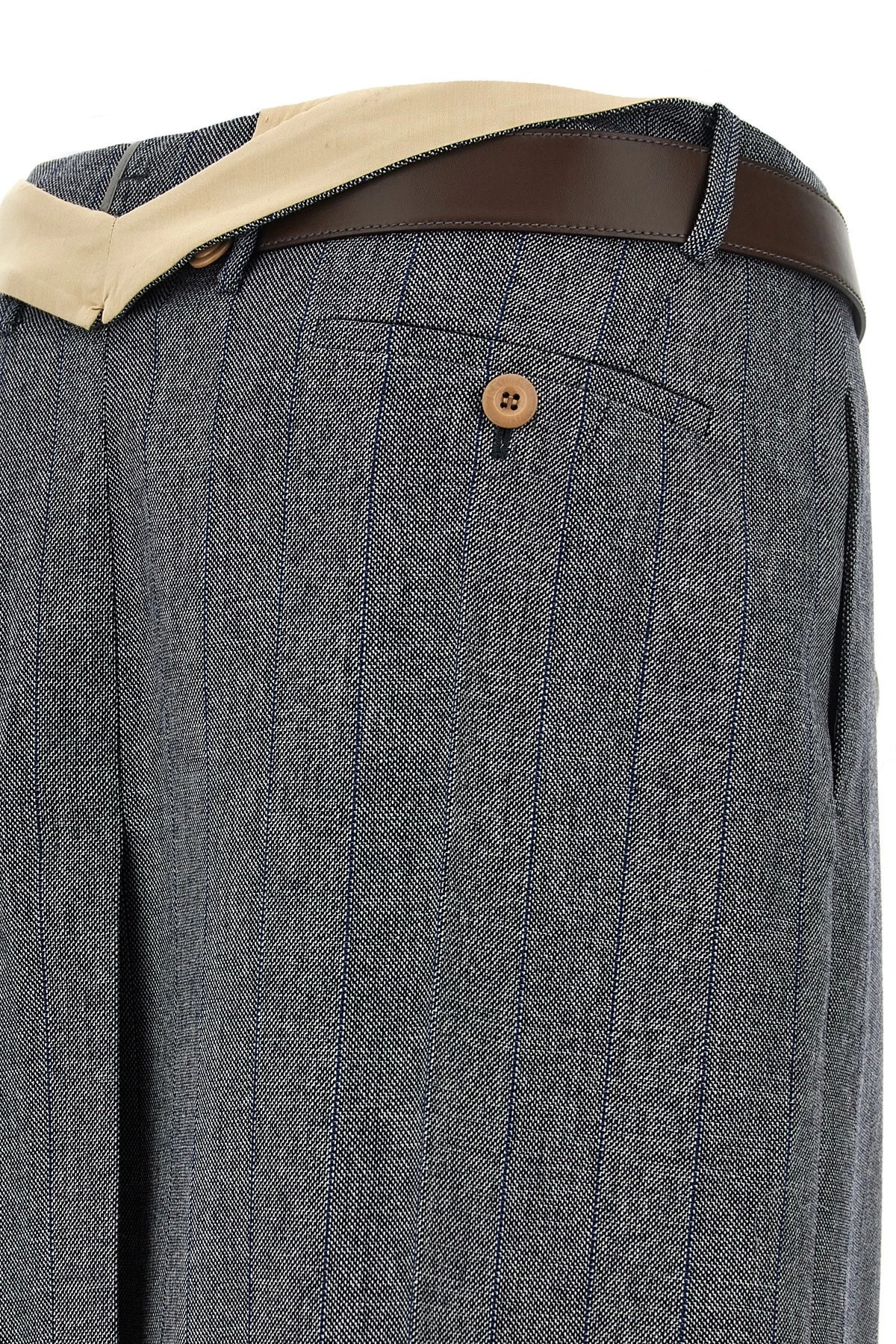 Striped wool skirt - 5