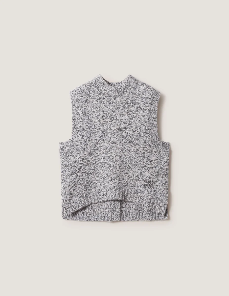 ALPACA BLEND MOULINE TOP - 1