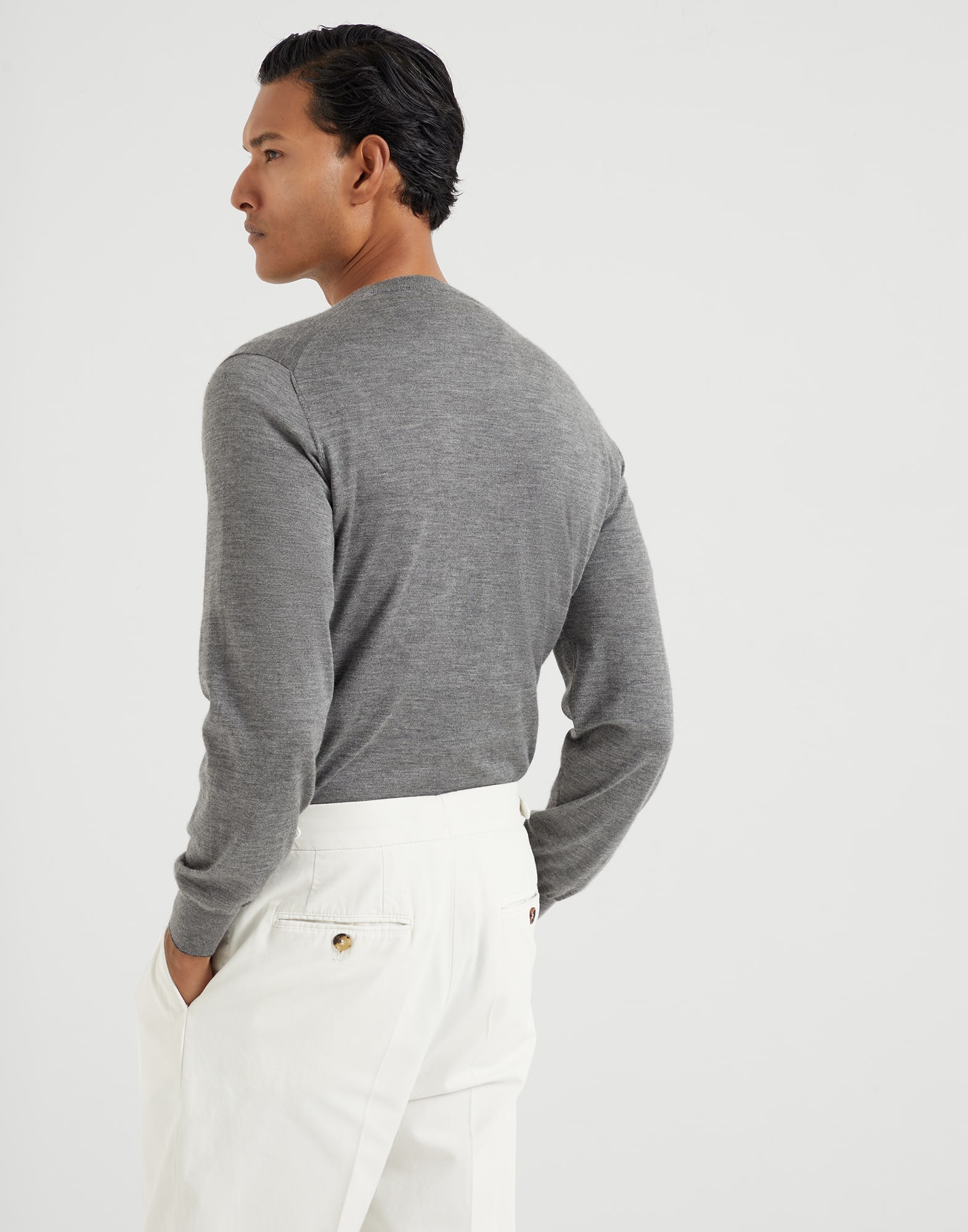 Cashmere and silk lightweight sweater - 2