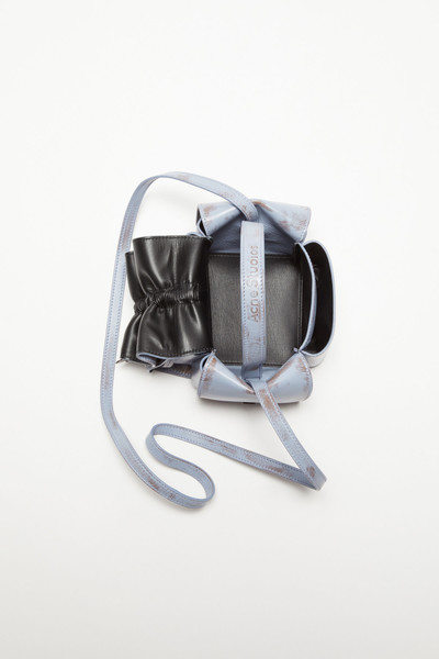 Acne Studios Multipocket mini bag - Lilac/brown outlook