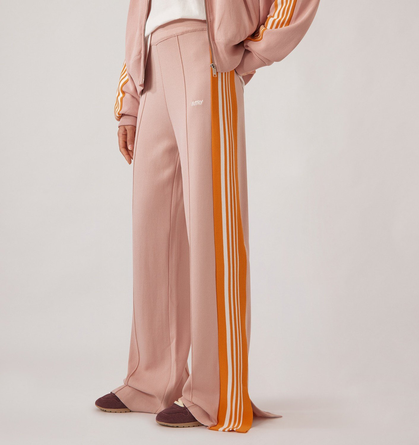 KNITTED TENNIS VISCOSE JOGGERS WOMAN - 3