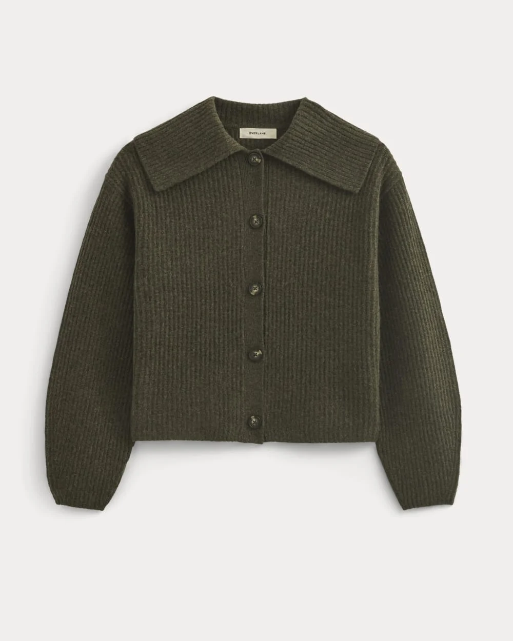 FISHERMAN CARDIGAN IN WOOL CASHMERE - 1