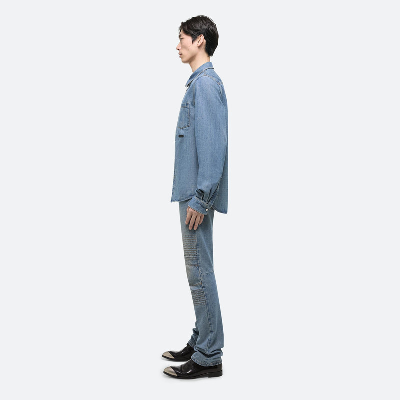 CURVED CLASSIC DENIM SHIRT 4