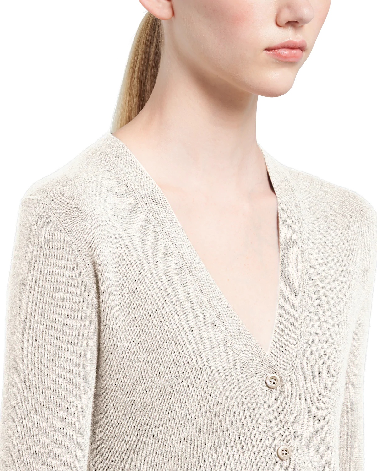 Cashmere and silk cardigan - 5