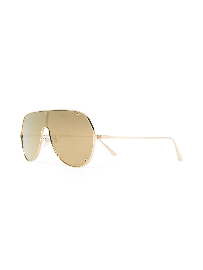 Cartier aviator-frame tinted sunglasses outlook