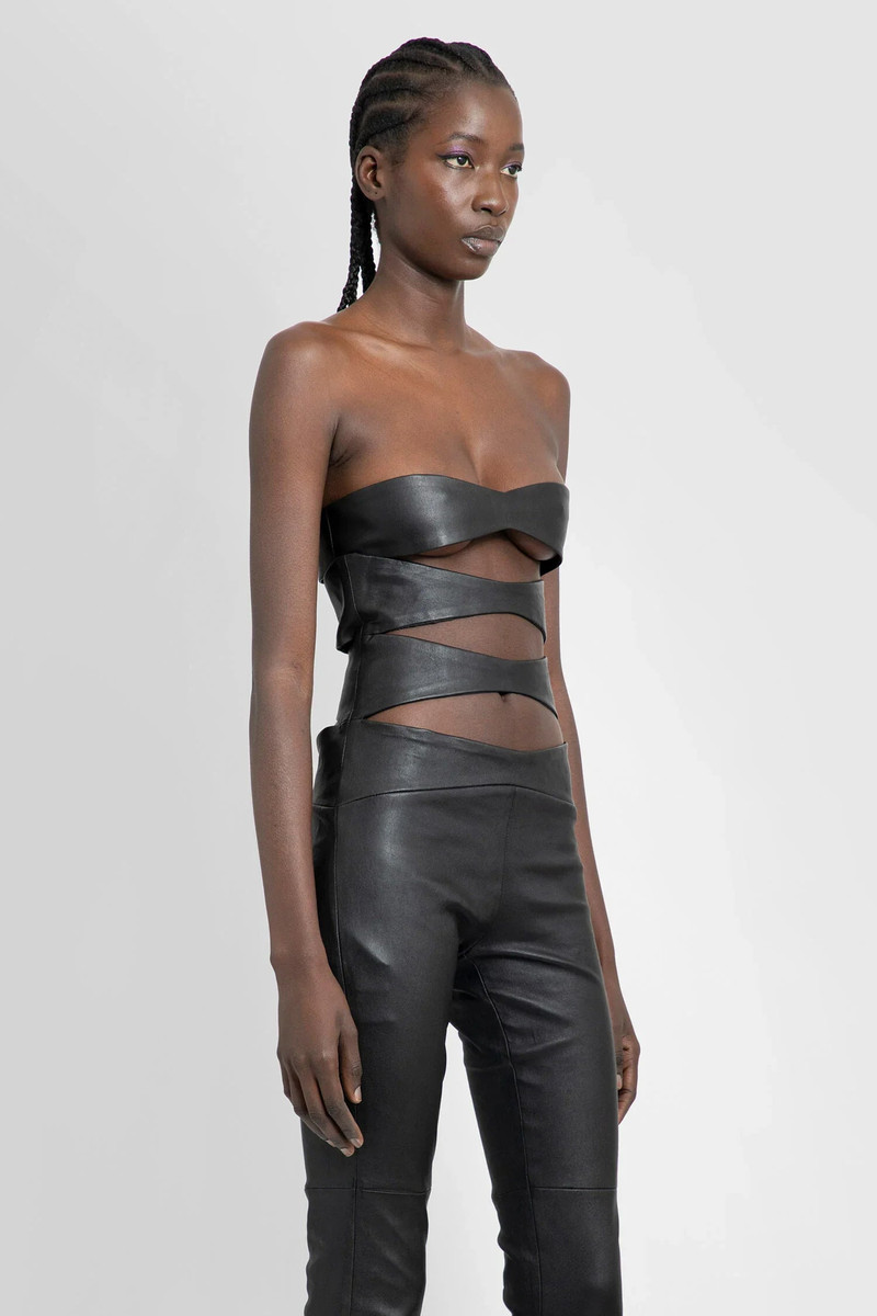MÔNOT Diamond Leather Bra outlook