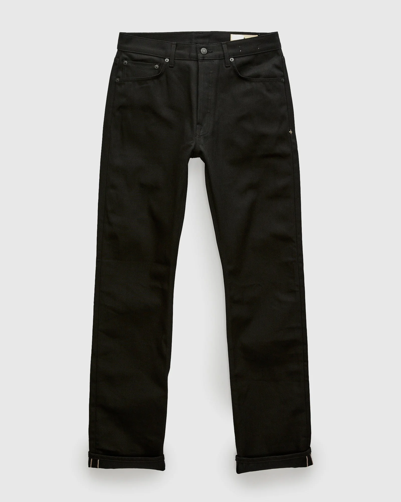"Willie" 13oz Black Selvedge Denim - Classic Straight Fit - 1
