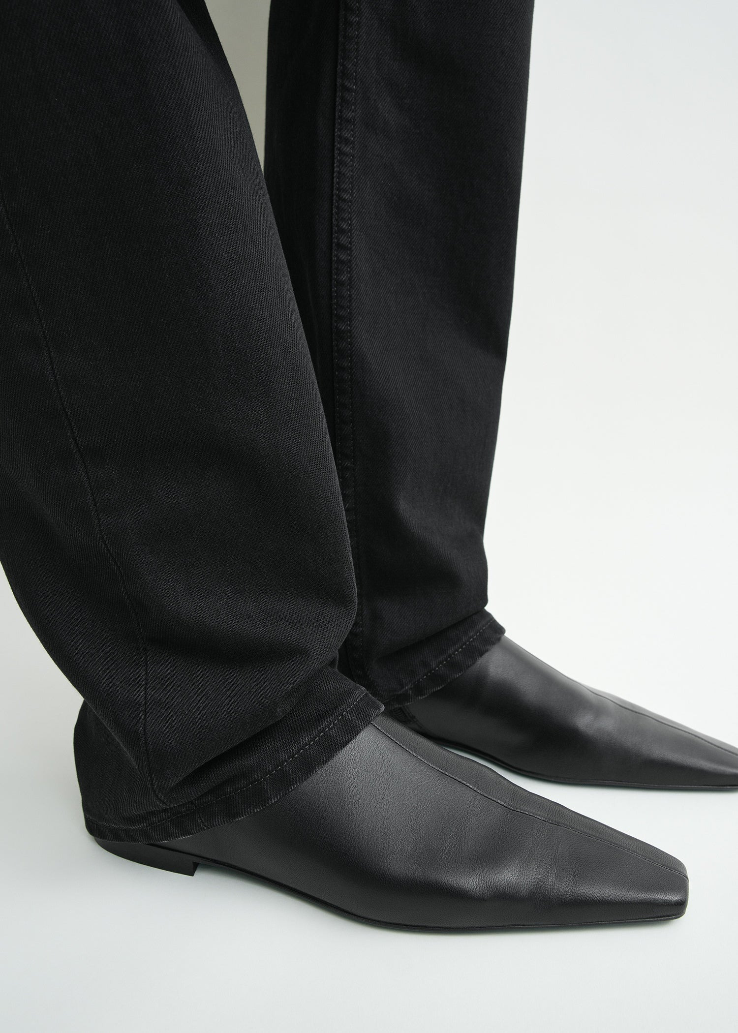Zipped leather chelsea boots black - 3