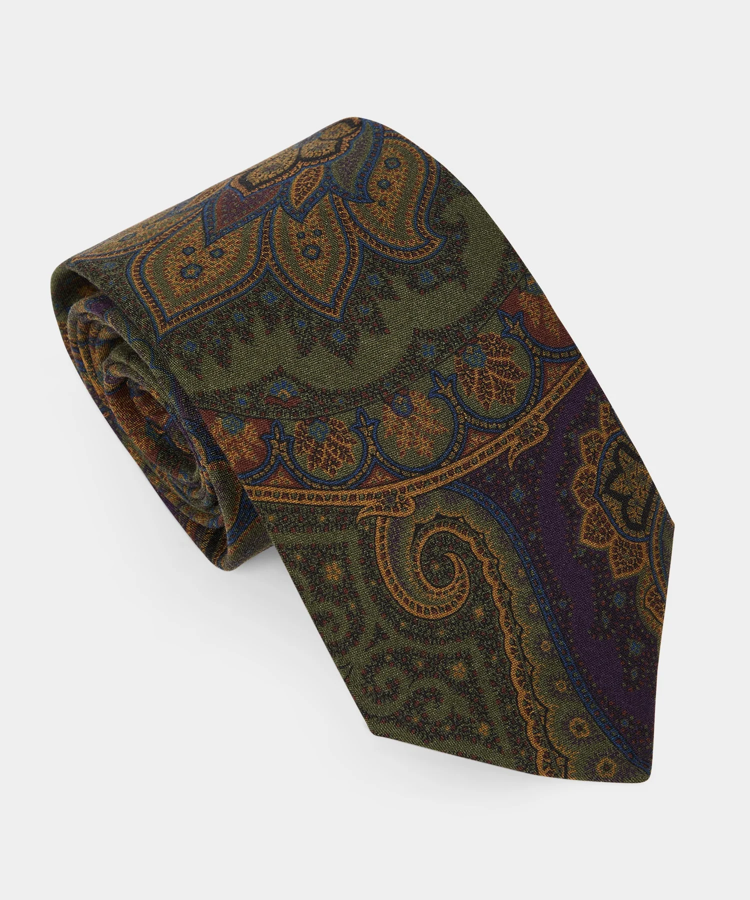 Italian Silk Exploded Paisley Tie - 1