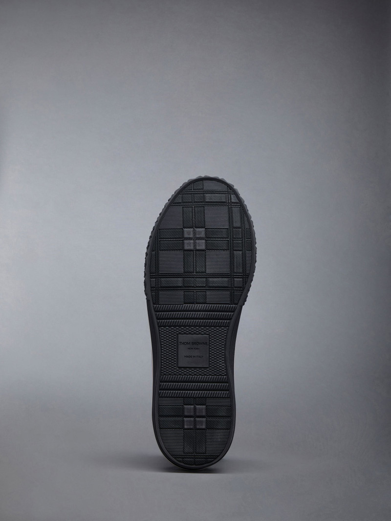 Canvas Tartan Tread Sole Collegiate High Top Trainer 5