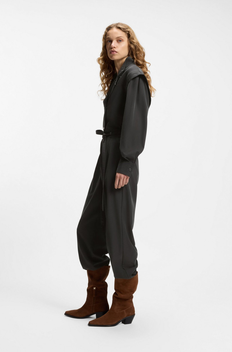 JUMPSUIT IN SANDWASHED FABRIC 3
