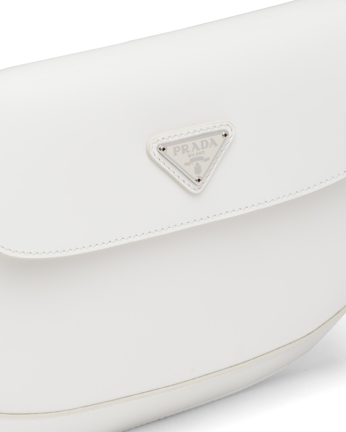 Prada Cleo brushed leather shoulder bag with flap - 5