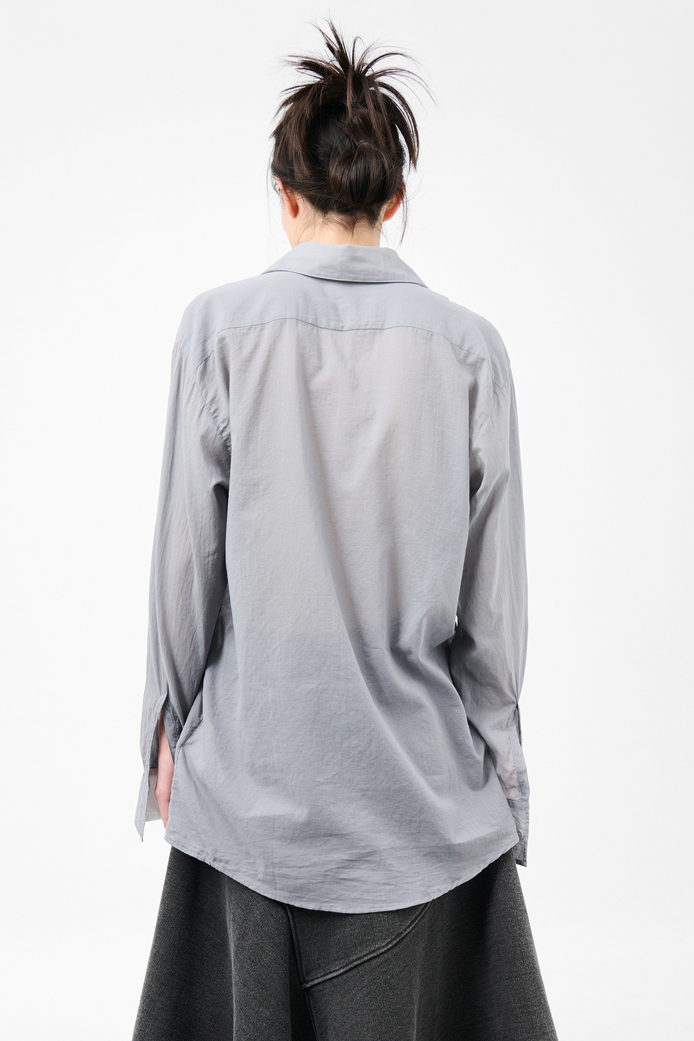 Sincere Shirt Ice Cold Grey Cloudy Cotton - 5