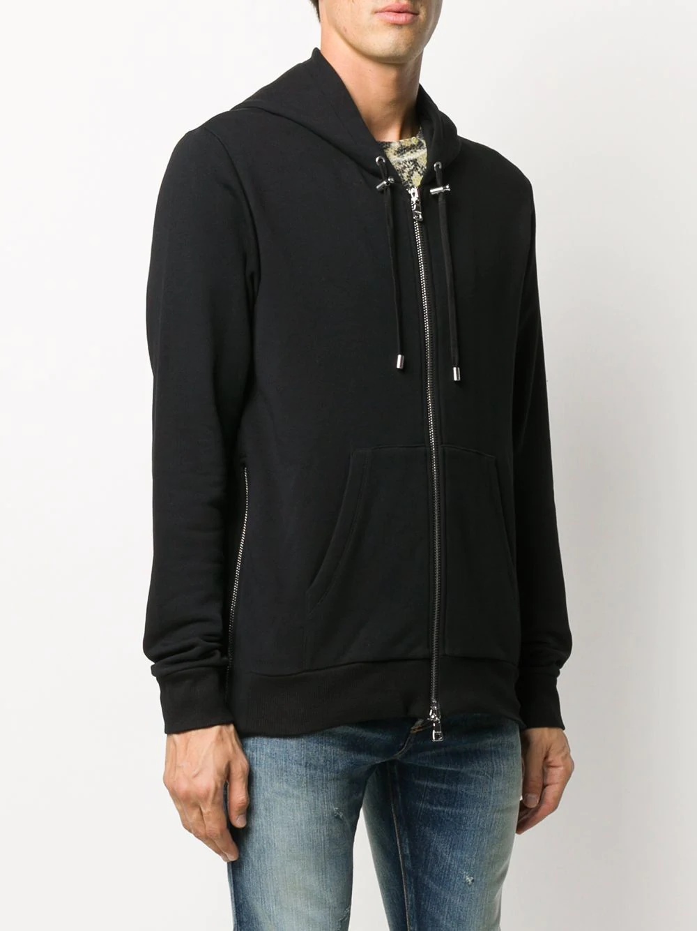 classic zipped hoodie - 3