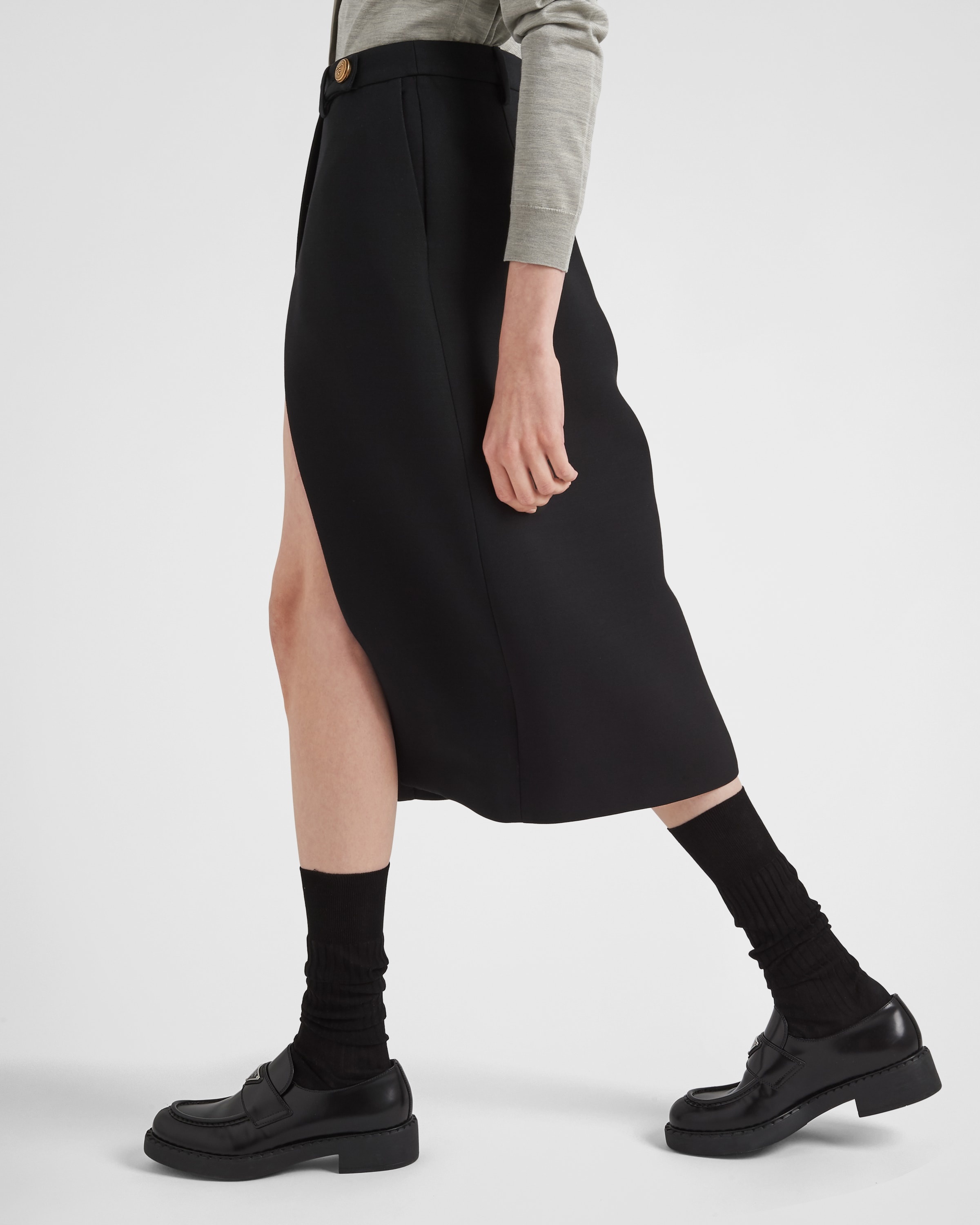 Tricotine midi skirt - 4