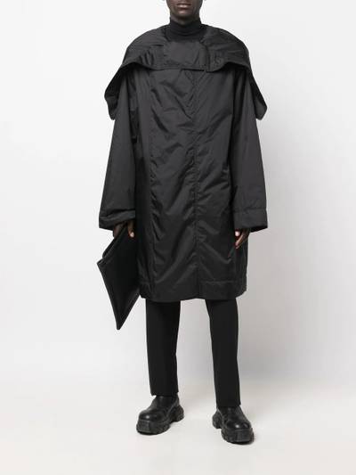 Rick Owens DRKSHDW hooded zip-up parka outlook