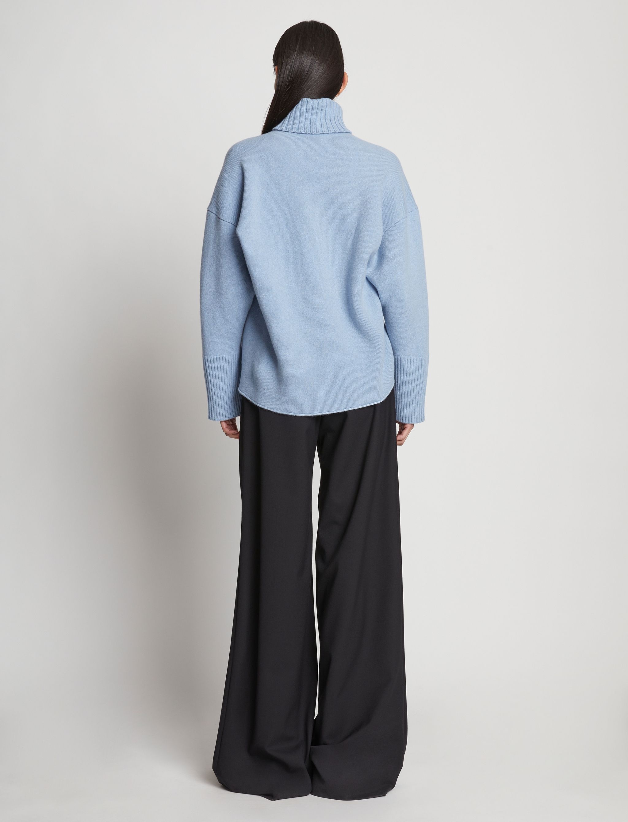 Doubleface Cashmere Oversized Turtleneck - 5