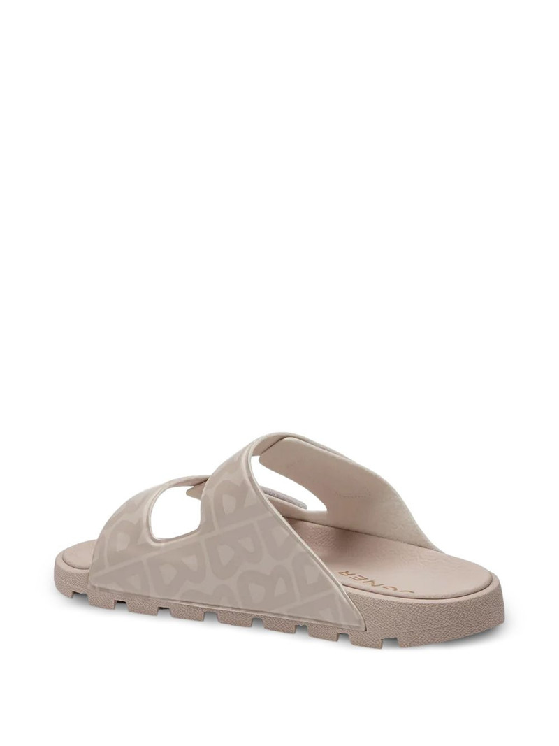 BOGNER logo-pattern strapped slides outlook