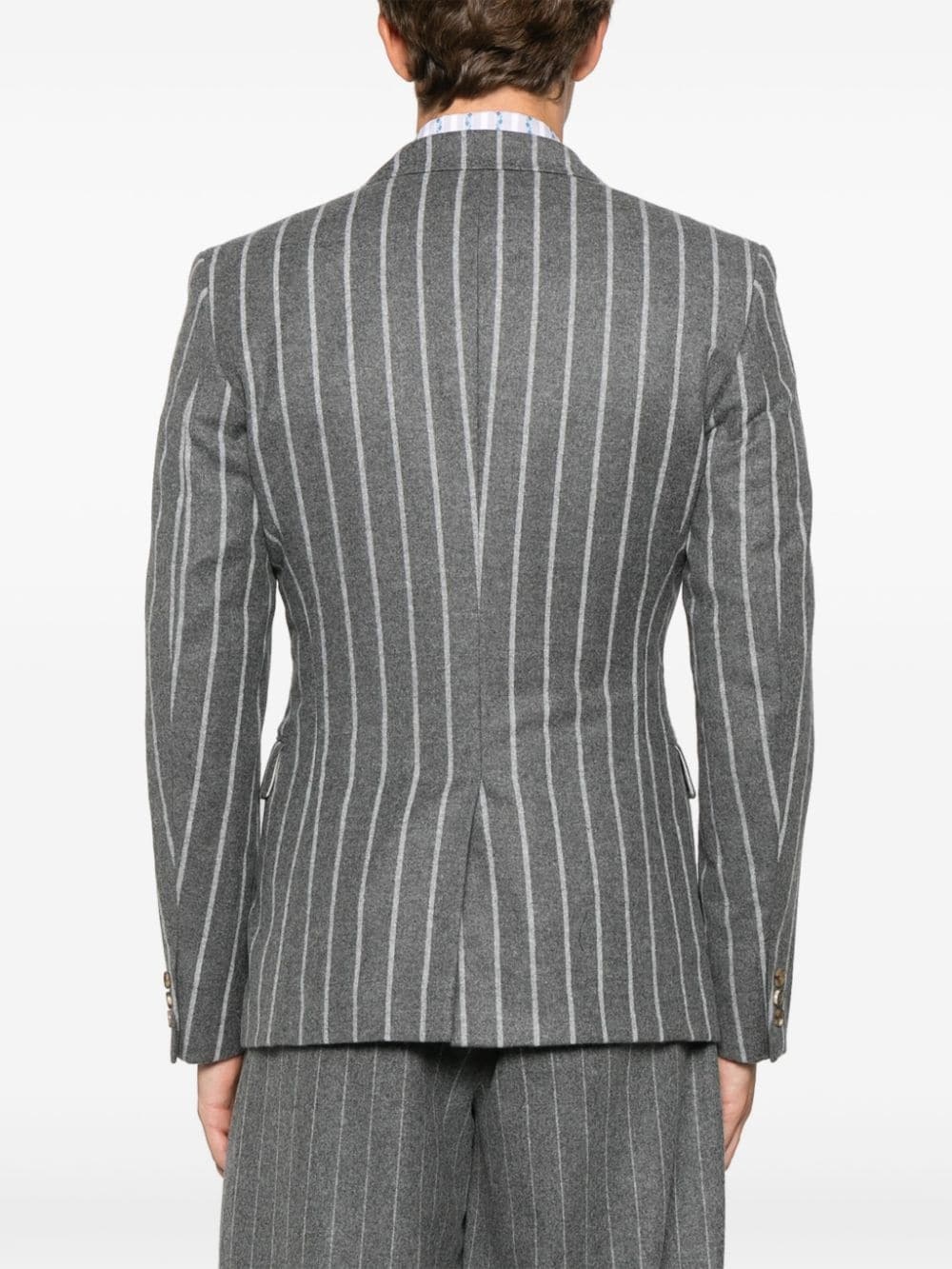 pinstripe blazer - 4