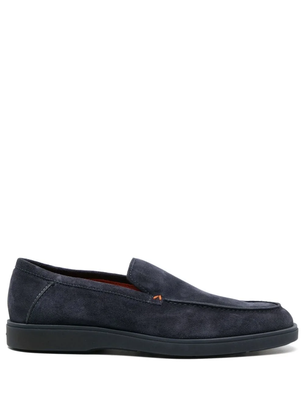 suede 둥근 발가락 loafers - 1