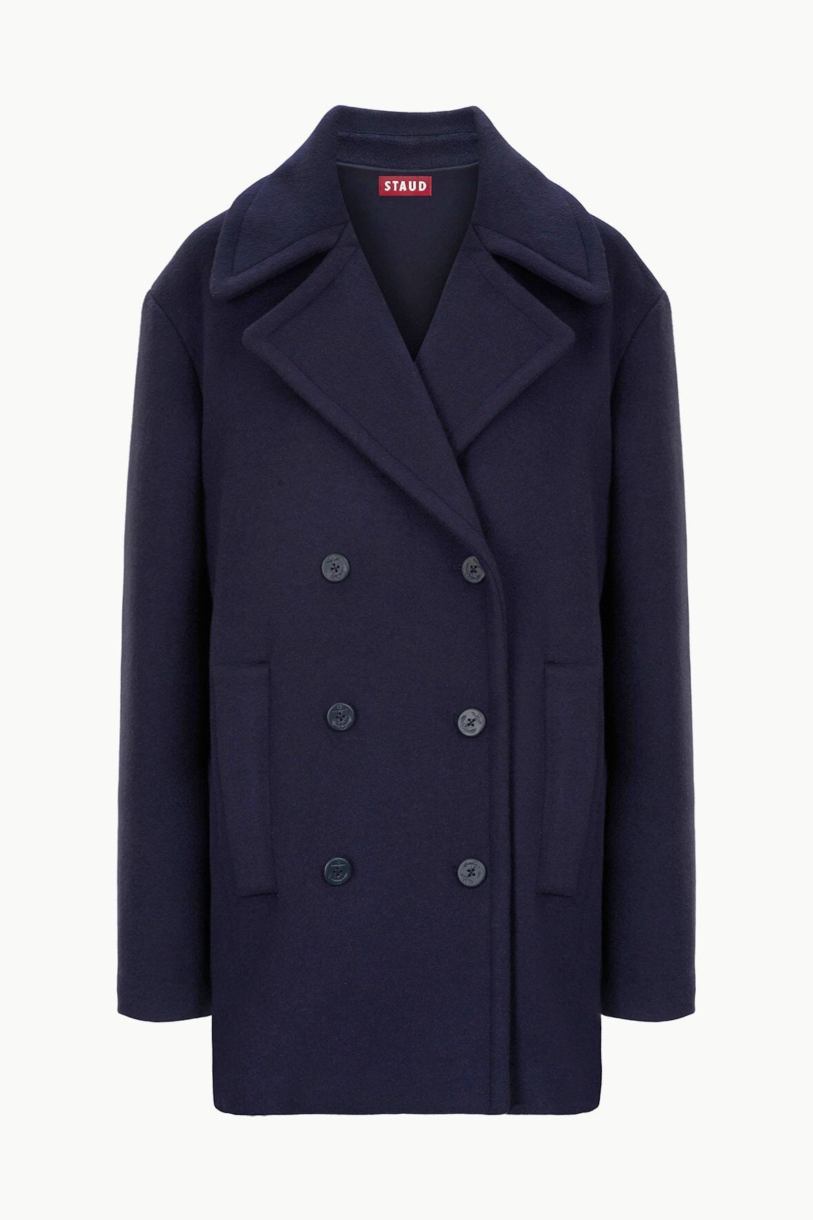 STAUD ELORA PEACOAT NAVY - 1