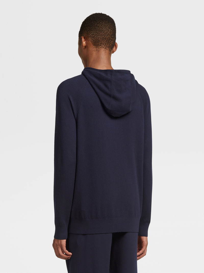 NAVY BLUE 12MILMIL12 WOOL HOODIE 3