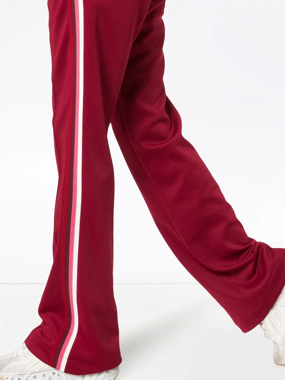 Side stripe cotton-blend track pants - 5