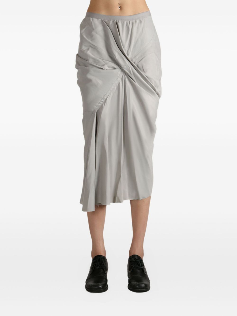 draped twisted skirt - 2