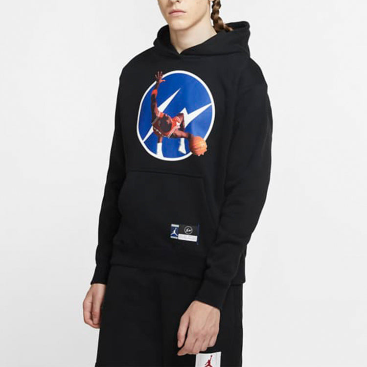 Air Jordan x Fragment Design FW Sweatshirts Men Black DA2992-010 - 3