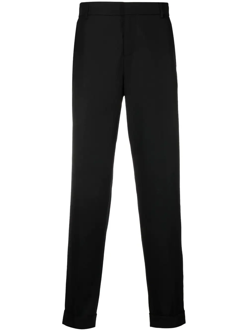mid-rise straight-leg trousers - 1